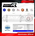 komplette Auspuffanlage mit Schalldämpfer DOMINATOR Full System GP1 schwarz passend für Suzuki GSF 650 BANDIT N / S 2005  2006 5