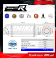 complete exhaust system with muffler DOMINATOR Full System HP8 BLACK fits to Kawasaki Z800 2013  2016 6