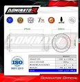 komplette Auspuffanlage mit Schalldämpfer DOMINATOR Full System GPS passend für Kawasaki Z1000 2014  2016 6