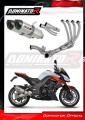 komplette Auspuffanlage mit Schalldämpfer DOMINATOR Full System HP1 passend für Kawasaki Z1000 2017  2020