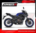 complete exhaust system with muffler DOMINATOR Full System HP8 BLACK fits to Yamaha MT 07 2014  2020 4