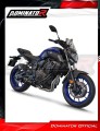 komplette Auspuffanlage mit Schalldämpfer DOMINATOR Full System HP8 schwarz passend für Yamaha XSR 700 2015  2020 5