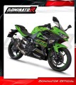 Kawasaki NINJA 400 2018-2023 EXHAUST Collector Manifold Full System Muffler Auspuff Sportauspuff Silencer Echappement Silencieux Scarico Scarichi Escape Wydech Tłumik HP8 BLACK Dominator Exhaust System 4