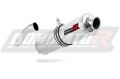 Auspuff Schalldämpfer DOMINATOR rund passend für Aprilia RS 125 1999  2005 3