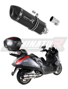 Aprilia Atlantic 500 Sprint Exhaust Silencer Muffler HP1 BLACK + dB killer medium