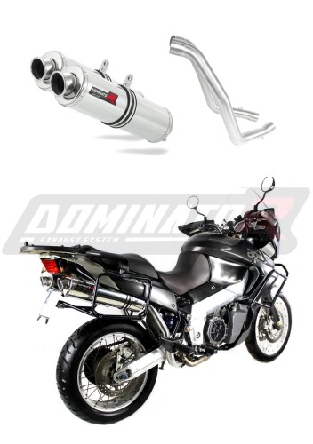wydech tłumik DOMINATOR Okrągły pasujący do motocykla Aprilia ETV 1000 Caponord 2001 - 2004 5