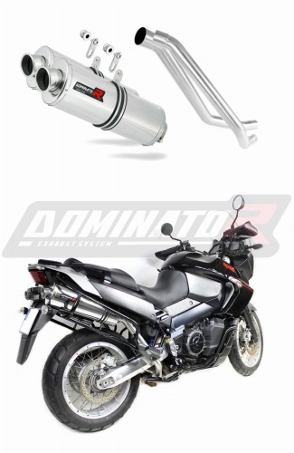 Auspuff Schalldämpfer DOMINATOR OV passend für Aprilia ETV 1000 Caponord 2005  2007 5