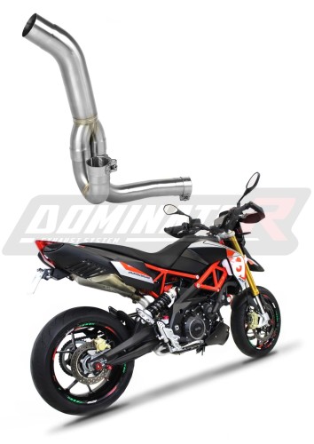 Dorsoduro 900 Exhaust Aprilia Cat Eliminator Catalyst Catalytic Converter Linkpipe Decat Downpipe 2017 - 2020 DOMINATOR x