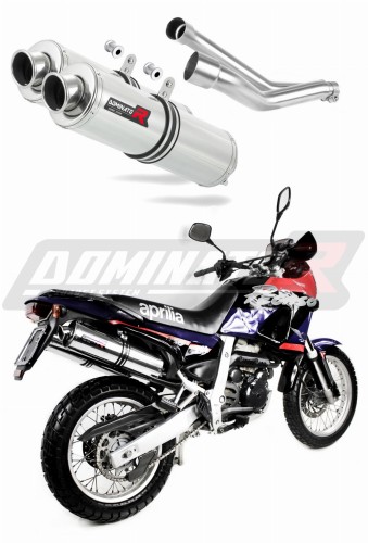 Auspuff Schalldämpfer DOMINATOR rund passend für Aprilia Pegaso 650 GA 1992  1996 5