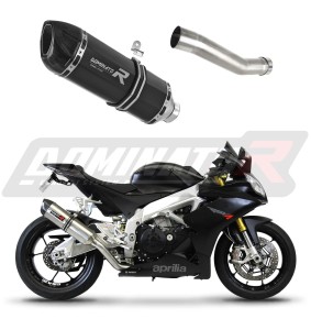Aprilia RSV 4 R APRC Factory 2011 - 2015 Schalldämpfer Auspuff HP1 BLACK + dB killer medium
