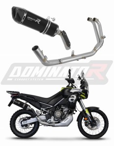 Aprilia Tuareg 660 2021 - 2023 Auspuffanlagen Schalldämpfer HP6 BLACK + dB killer medium