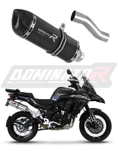 Auspuff Schalldämpfer DOMINATOR HP1 schwarz passend für Benelli TRK 502X 2018  2021 3