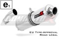 Auspuff Schalldämpfer DOMINATOR homologiert rund passend für F650GS 2008  2012 3