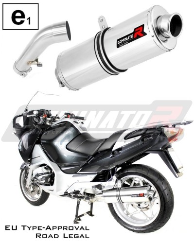 Auspuff Schalldämpfer DOMINATOR homologiert OVAL passend für R1200RT 2004  2009 6