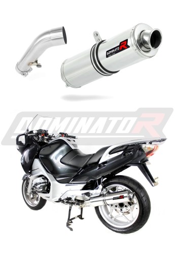 Auspuff Schalldämpfer DOMINATOR rund passend für BMW R1200RT 2004  2009 6