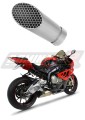 S1000RR Exhaust BMW Megaphone Muffler Auspuff Sportauspuff Silencer Echappement Silencieux Scarico Scarichi Escape Wydech Tłumik GP 3 2009 - 2011 Dominator x