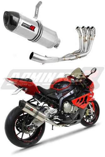 S1000RR EXHAUST FULL SYSTEM Exhaust BMW Muffler Auspuff Sportauspuff Silencer Echappement Silencieux Scarico Scarichi Escape Wydech Tłumik Carbon Tip HP1 2012 - 2014 Dominator x
