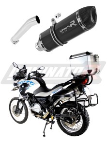 BMW G650 GS 2011 - 2018 Schalldämpfer Auspuff HP1 BLACK + dB killer medium