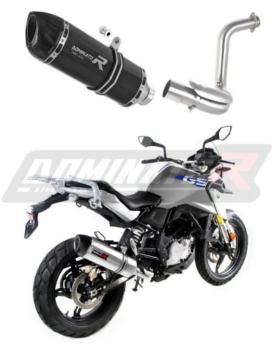 Auspuff Schalldämpfer DOMINATOR HP1 schwarz passend für BMW G310GS 2016  2024 3