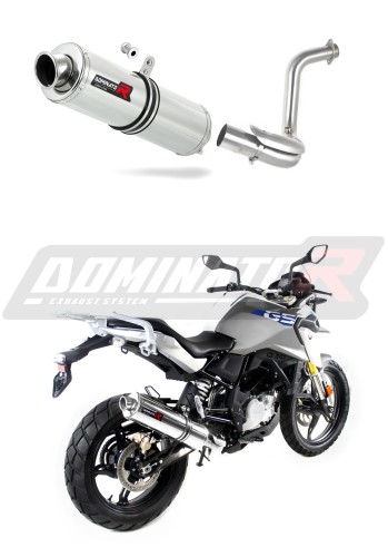 Auspuff Schalldämpfer DOMINATOR rund passend für BMW G310GS 2016  2024 5