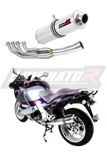 komplette Auspuffanlage mit Schalldämpfer DOMINATOR Full System rund passend für BMW K1200RS 1997  2000 5
