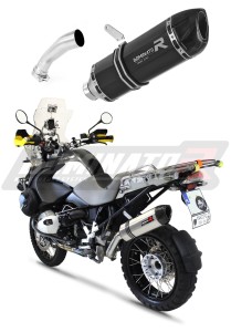 BMW R1200GS Adventure 2010 - 2012 Schalldämpfer Auspuff HP1 BLACK + dB killer medium