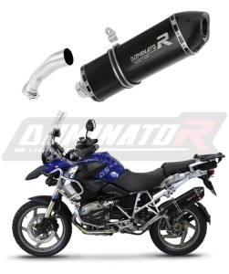BMW R1200GS Adventure 2004 - 2009 Schalldämpfer Auspuff HP7 BLACK + dB killer medium