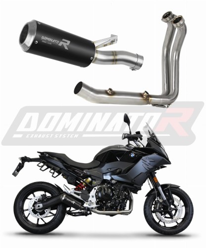 komplette Auspuffanlage mit Schalldämpfer DOMINATOR Full System GP schwarz passend für BMW F900XR 2020  2026 7