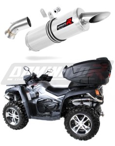 Cf moto X8 Terralander 800 V Twin 2012 - 2016 Schalldämpfer Auspuff ST + dB killer medium