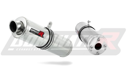 Auspuff Schalldämpfer DOMINATOR rund passend für Daelim VJF Roadsport 125  3