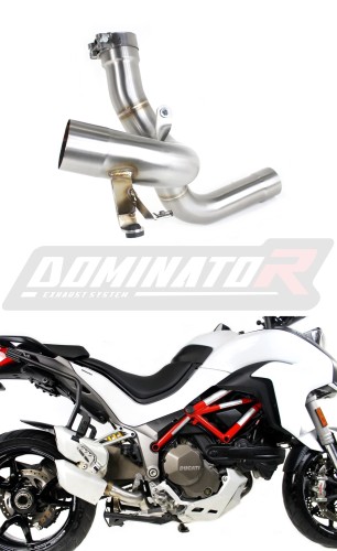 MTS 1200 S MULTISTRADA Exhaust Cat Eliminator Catalyst Catalytic Converter Linkpipe Decat Downpipe 2015 - 2017 DOMINATOR  x