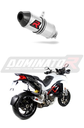 MTS 1200 S MULTISTRADA EXHAUST Ducati Muffler Auspuff Sportauspuff Silencer Echappement Silencieux Scarico Scarichi Escape Wydech Tłumik Carbon Tip HP3 2015 - 2017 Dominator  x