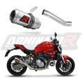 Monster 821 EXHAUST Ducati Muffler Auspuff Sportauspuff Silencer Echappement Silencieux Scarico Scarichi Escape Wydech Tłumik GP 2018 - 2021 Dominator x