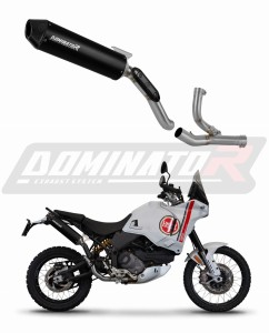 Ducati Desert X 2022 - 2023 Auspuffanlagen Schalldämpfer MX2 BLACK + dB killer