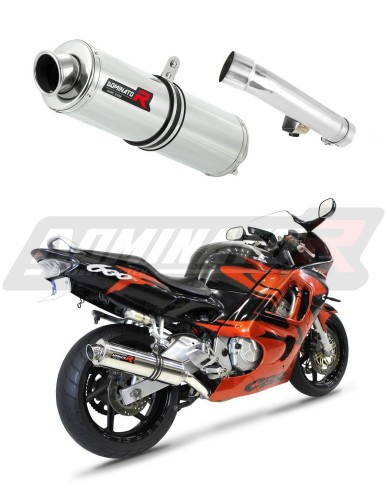 Auspuff Schalldämpfer DOMINATOR rund passend für Honda CBR 600 F2 / F3 1991  1998 6