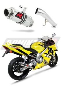 Honda CBR 600 F4 1999 - 2000 Schalldämpfer Auspuff GP1 + dB killer medium