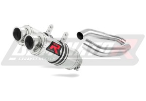 Honda CBR 1000F DUAL 1988 - 2000 Schalldämpfer Auspuff GP1 + dB killer medium