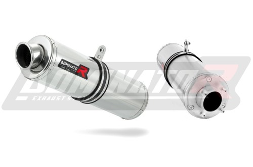 Auspuff Schalldämpfer DOMINATOR rund passend für Honda CBF 250 2004  2006 3
