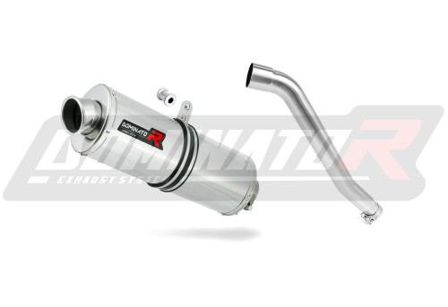 Auspuff Schalldämpfer DOMINATOR OV passend für Honda XL 600 V TRANSALP 1987  2000 3
