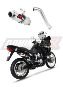Honda XL 650 V TRANSALP 2001 - 2007 Schalldämpfer Auspuff GP1 + dB killer medium