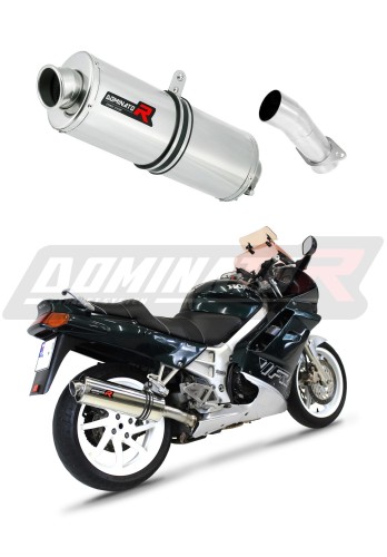 Auspuff Schalldämpfer DOMINATOR OV passend für Honda VFR 750 1990  1992 6