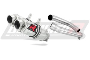 Honda VTR 1000F Firestorm 1998 - 2001 Schalldämpfer Auspuff GP1 + dB killer medium