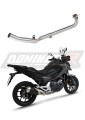 NC 700 750 S Exhaust Cat Eliminator DECAT Header Head pipe Linkpipe Downpipe collector manifold DOMINATOR x