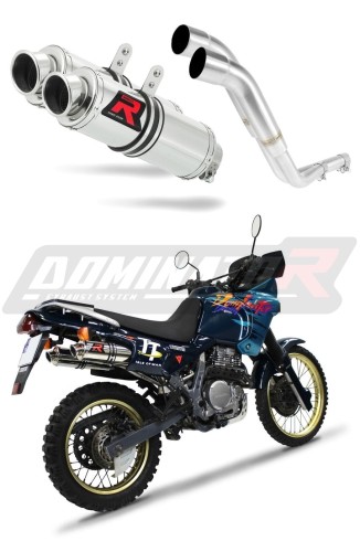 Auspuff Schalldämpfer DOMINATOR GP1 passend für Honda NX 650 DOMINATOR RD02 1988  1994 6