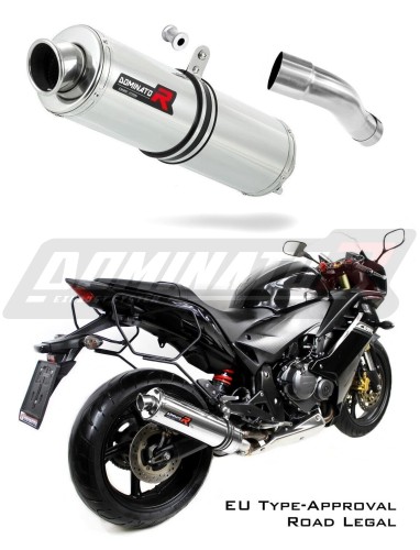 Auspuff Schalldämpfer DOMINATOR homologiert rund passend für CBR 600 F 2011  2015 3