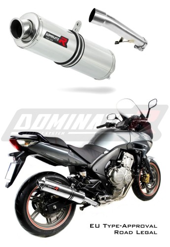 Auspuff Schalldämpfer DOMINATOR homologiert rund passend für CBF 600 2008  2013 5
