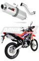 CBF 250 Rally EXHAUST Honda Muffler Auspuff Sportauspuff Silencer Echappement Silencieux Scarico Scarichi Escape Wydech Tłumik OVAL 2017 - 2019 Dominator x