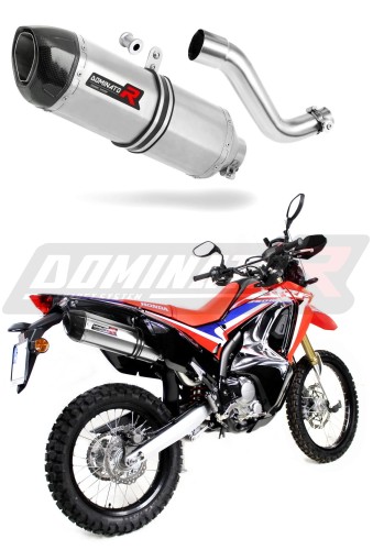 CBF 250 Rally EXHAUST Honda Muffler Auspuff Sportauspuff Silencer Echappement Silencieux Scarico Scarichi Escape Wydech Tłumik HP1 Carbon Tip 2017 - 2019 Dominator x