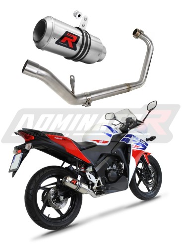 komplette Auspuffanlage mit Schalldämpfer DOMINATOR Full System GP passend für Honda CBR 125 R 2011  2018 6