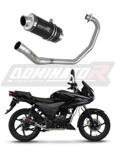 Honda CBF 125 2009 - 2014 Auspuffanlagen Schalldämpfer GP1 BLACK + dB killer medium